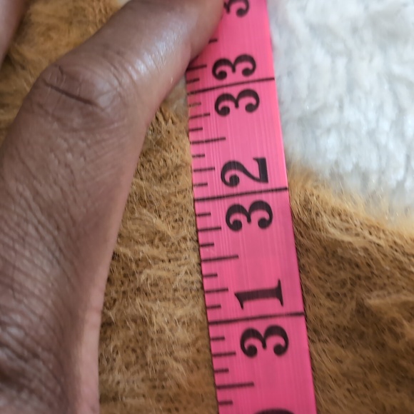 Joe Fresh| NWT Earth Toned Multicolored Eyelash Knit Striped Nylon Sweater - Picture 5 of 11